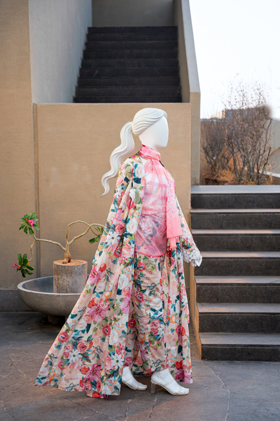 LALEE | 3PC Unstitched Suit